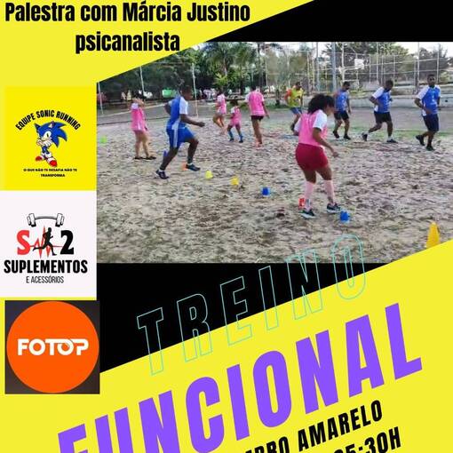 Event cover TREINO SONIC RUNNIG SETEMBRO AMARELO 
