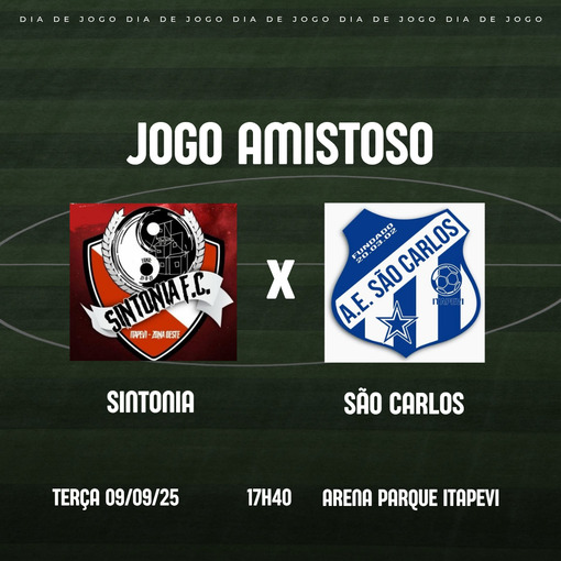 Amistoso - Sintonia X So Carlos no Fotop
