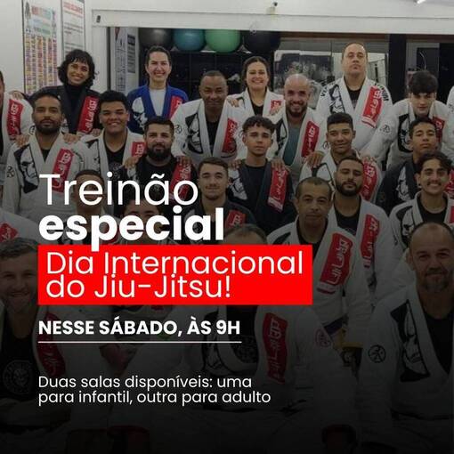 Event cover trein�o especial DIA MUNDIAL DO JIU-JITSUL