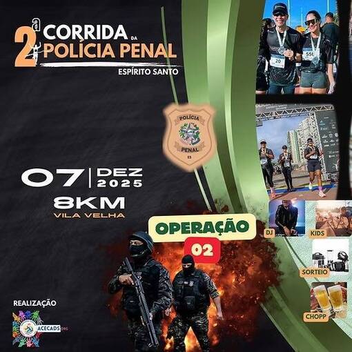 Event cover 2 CORRIDA DA POLCIA PENAL DO ESPRITO SANTO