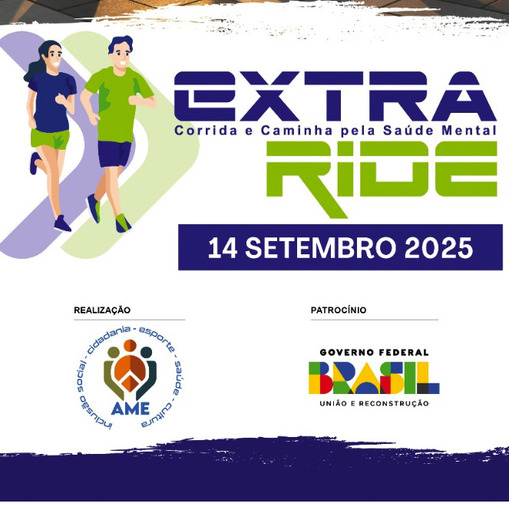 Capa do evento Extra Ride - Corrida e Caminhada pela Sade Mental
