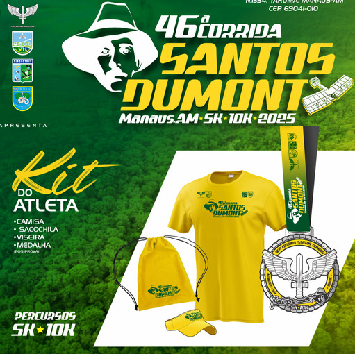Event cover 46 Corrida Santos Dumont Manaus 2025