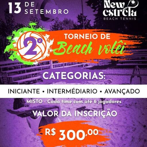 Event cover 2 tormeio de Beach Volley New Estrela