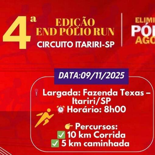 Event cover 4 Edio End Polio Run