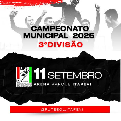 Event cover Campeonato Municipal 3 Diviso Itapevi 2025 