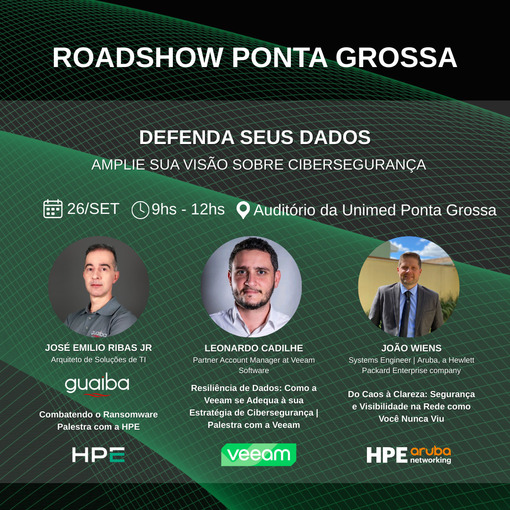 Capa do evento ROADSHOW GUAIBA - PONTA GROSSA