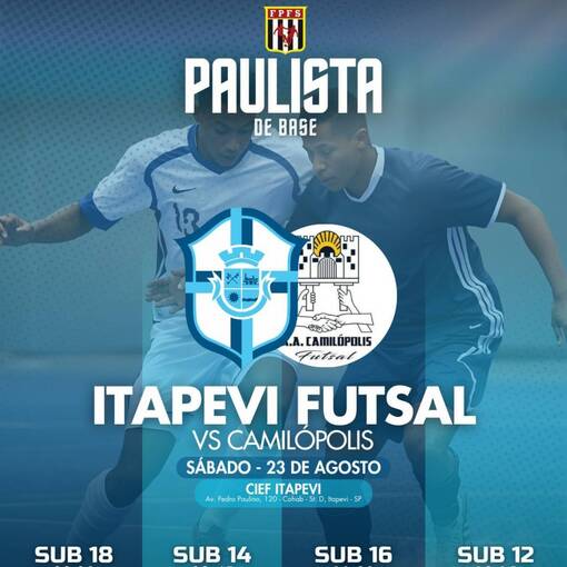 Event cover Campeonato Paulista de Futsal - 2025 I Itapevi X Camilpolis 