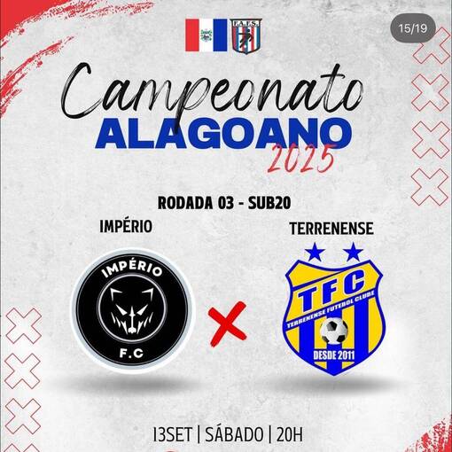 Event cover CAMPEONATO ALAGOANO FUTSAL RODADE 3 SUB 20