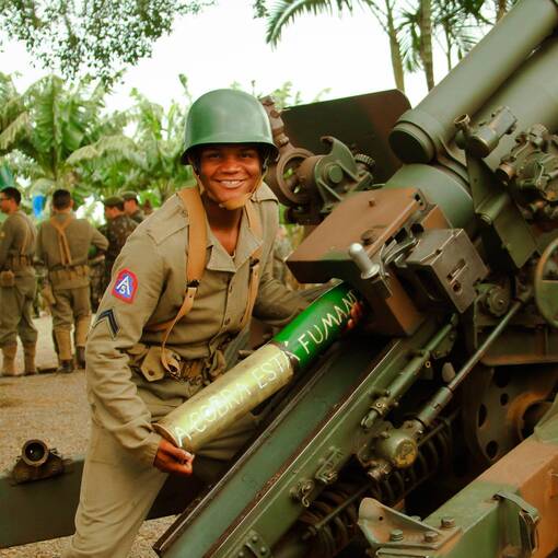  EXERCITO - _ edio -1 Tiro de Artilharia da Fora Expedicionria Brasileira na 2 Guerra Mundial. no Fotop
