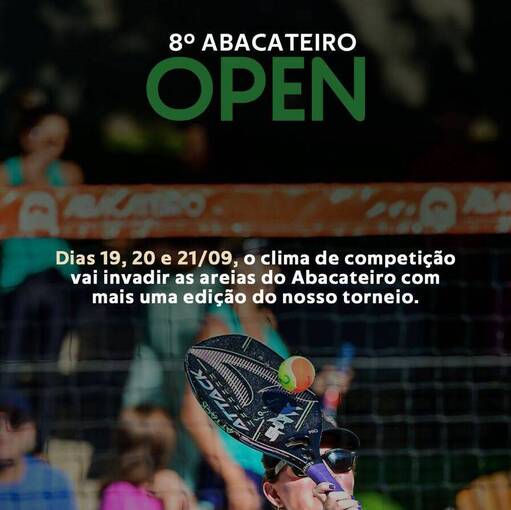 8 Abacateiro Open - Beach Tennis no Fotop