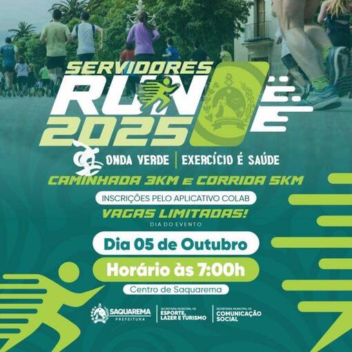 Capa do evento Servidores Run 2025 Onda Verde