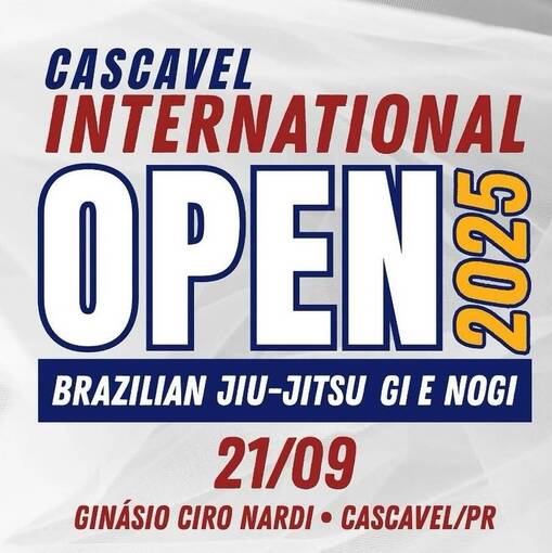 Event cover Cascavel international Open Brazilian Jiu-Jitsu Gi e Nogi