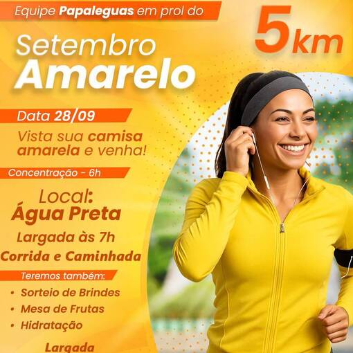 Couverture de l'vnement Corrida Setembro Amarelo
