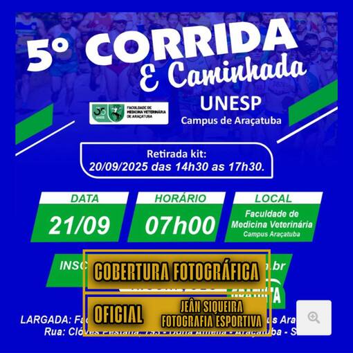 Event cover 5 CORRIDA UNESP CAMPUS DE ARAATUBA