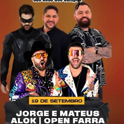 Rodeio SÃO JOSÉ DOS CAMPOS - SP / JORGE E MATEUS - OPEN FARRA - ALOK a s19:30  on Fotop