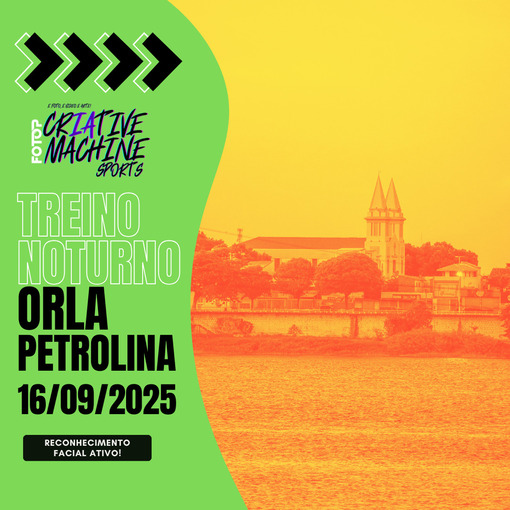 Capa do evento TREINO NOTURNO ORLA -TERA FEIRA