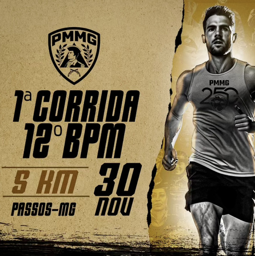 Event cover 1 Corrida 12 BPM Passos