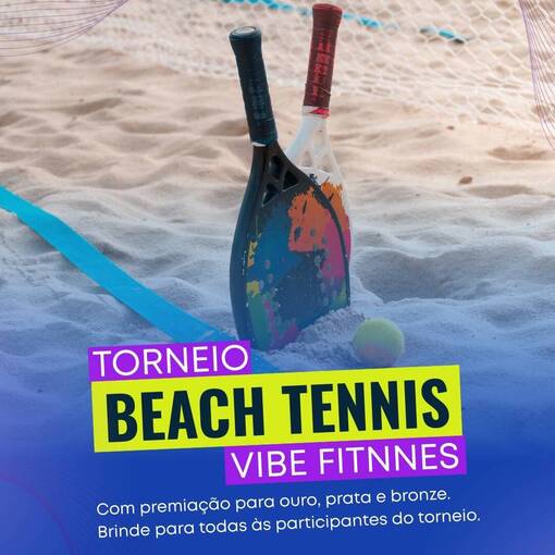 Event cover TORNEIO BEACH TENNIS - VIBE FITNNES (04/10/25) 