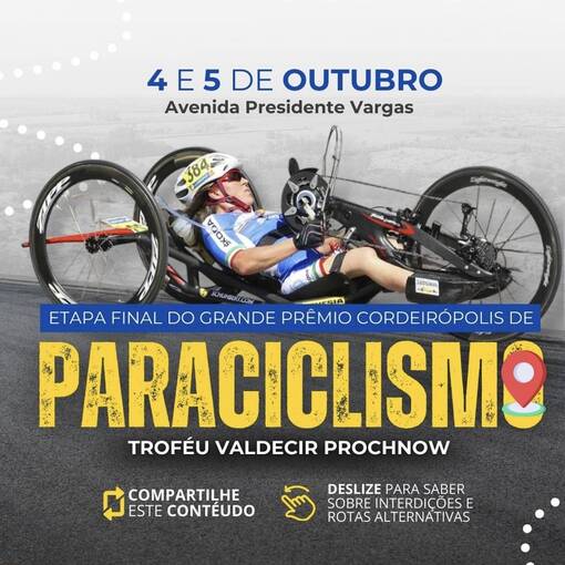 Event cover Campeonato Paulista de Paraciclismo