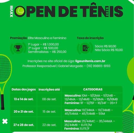 Event cover XXVIII AAA OPEN DE TNIS 2025