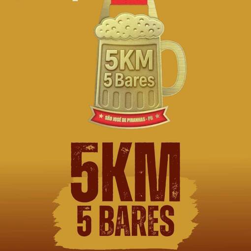 Portada del evento Corrida 5km 5 Bares - Todas suas fotos por R$39,90