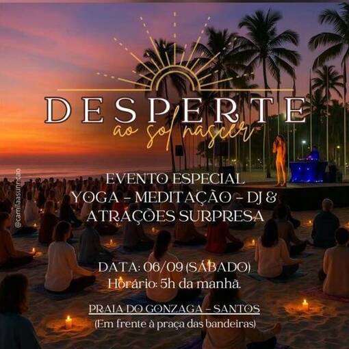 Event cover YOGA - DESPERTE AO SOL NASCER
