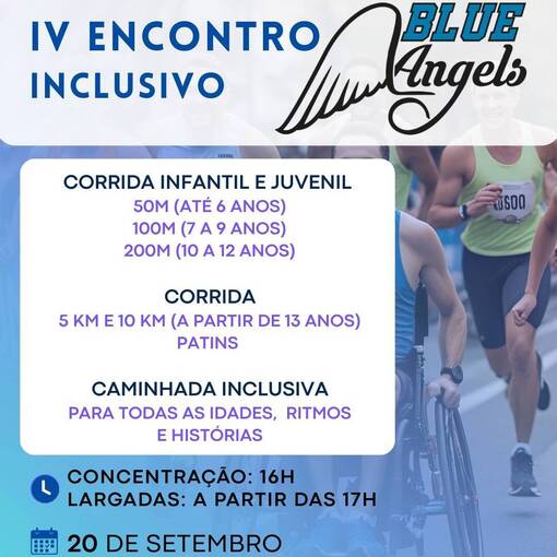 Capa do evento IV Encontro Inclusivo - Blues Angels