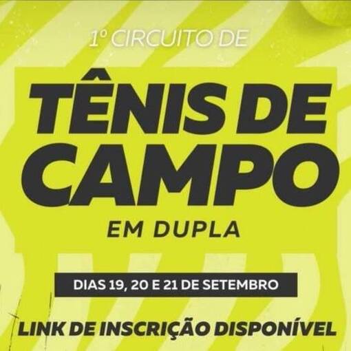 Event cover 1 Circuito de Tnis de Campo em Dupla - Ponta Grossa - 19/09/2025