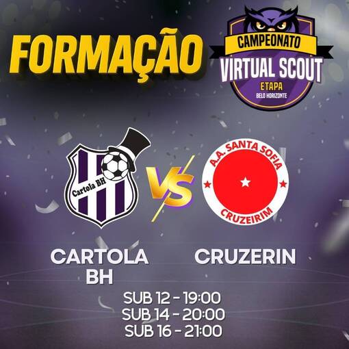 CAMPEONATO VIRTUAL SCOUT FORMAO - CARTOLA X CRUZEIRIM on Fotop