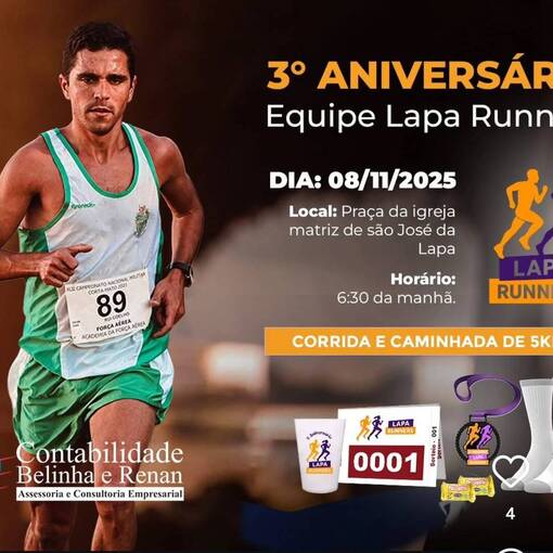 Event cover Treino de Aniversrio Lapa Runners