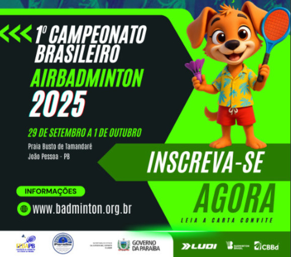 Event cover 1 Campeonato Nacional de Airbadminton