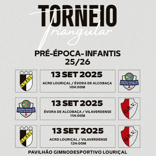 Event cover Torneio Futsal Lourial Infantis - Lourial Vs Vilaverdense (3Jogo)