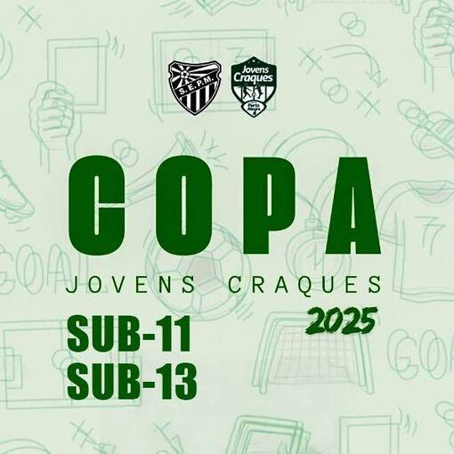 Event cover Copa Jovens Craques 2025 | Sub-11 e sub-13
