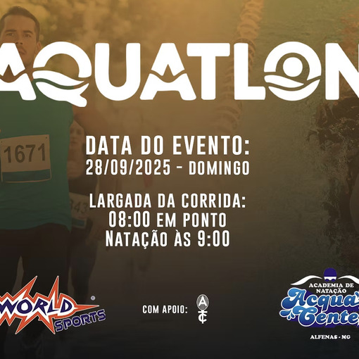 Event cover 1 AQUATHLON DE ALFENAS NO ATC