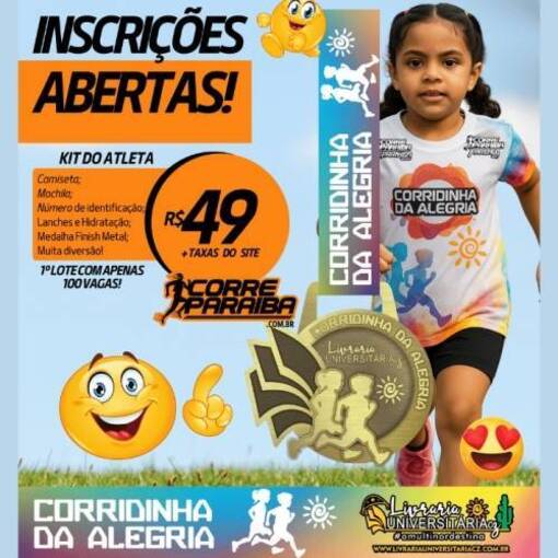 Portada del evento CORRIDINHA DA ALEGRIA