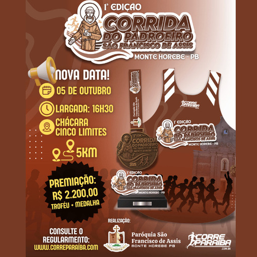 Portada del evento CORRIDA DO PADROEIRO SO FRANCISCO DE ASSIS