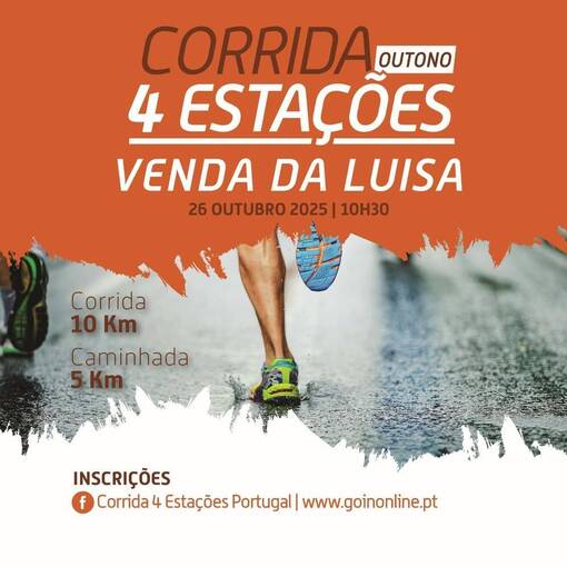 Event cover Corrida 4 Estaes Outono | Venda da Luisa