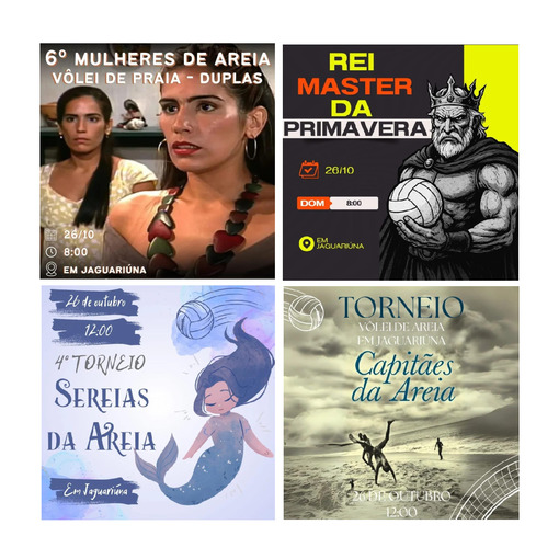 Copertura dell'evento 4 Torneios v�lei de Praia Jaguari�na - Jaguari Beach Sports