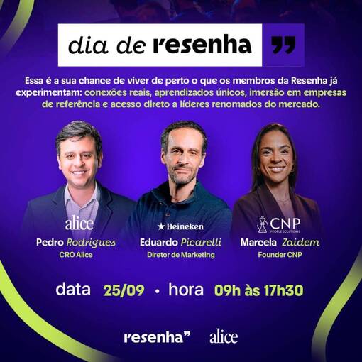 Event cover DIA DE RESENHA