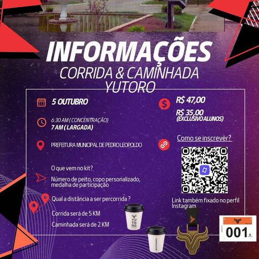 Event cover Corrida e Caminhada Yutoro