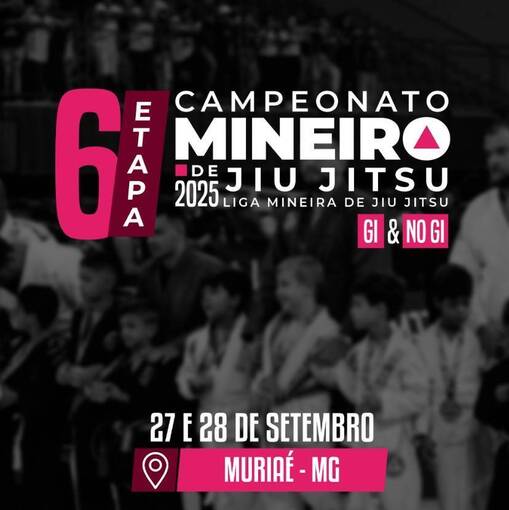 Portada del evento CAMPEONATO MINEIRO DE JIU-JITSU - 6 ETAPA