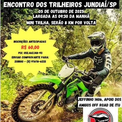 Event cover Encontro dos Trilheiros Jundiai - SP