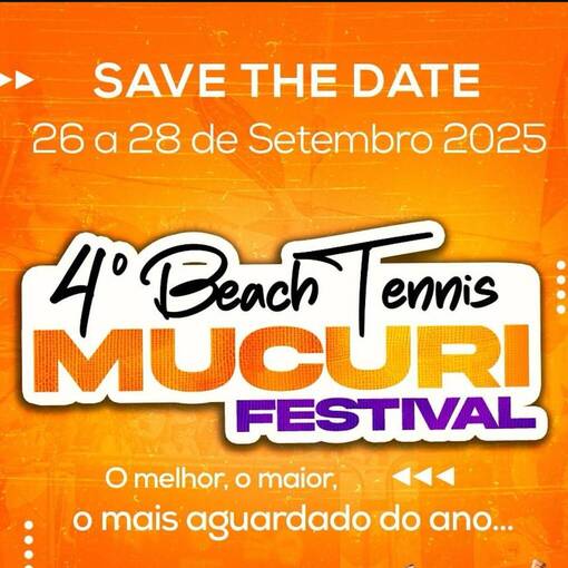 Portada del evento 4 Beach Tennis Mucuri Festival