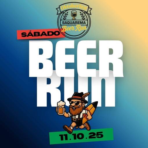 Event cover SAQUAREMA BEER RUN 2025
