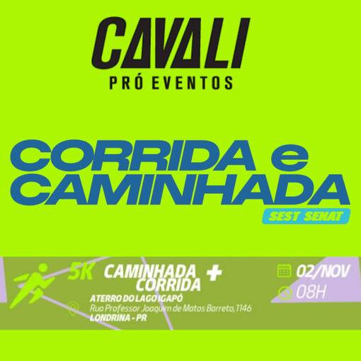 Event cover CORRIDA E CAMINHADA SEST SENAT 2025 LONDRINA