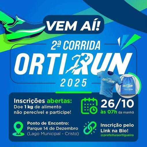Event cover 2 CORRIDA DE RUA ORTI RUN