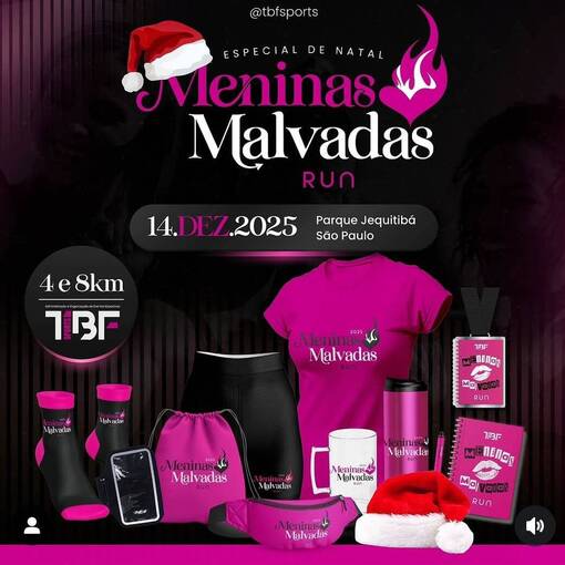 Event cover Meninas Malvadas Run - Especial de Natal