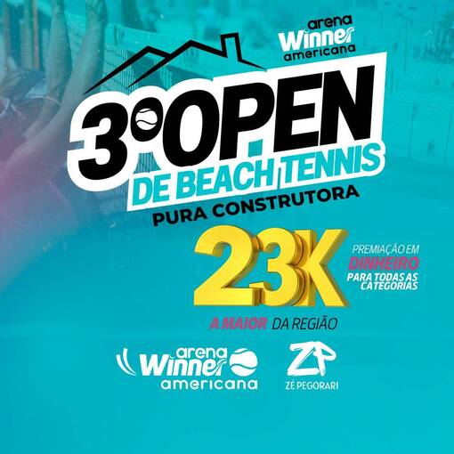 Event cover ARENA WINNER AMERICANA - 3 OPEN DE BEACH TENNIS 