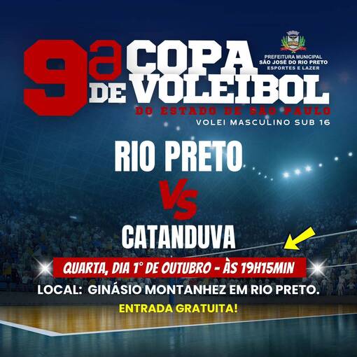 Event cover 9 Copa de Voleibol Do Estado de So Paulo Rio Preto vs Catanduva 