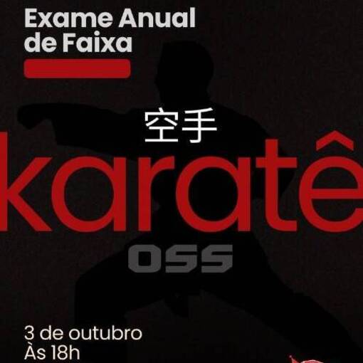 Event cover Exame Anual de Faixa - Karat CPN - 2025